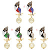 E-5688 Cute Bird Earring Rhinestone Drop Dangle Earrings for Woman
