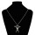 N-7348 Fitness Figure Pendant Sports Necklace