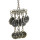 F-0742 Turkish Silver Metal Coin Tassel Charm Forehead chain For Women Bohamian Belly Dance Gypsy India Tribal Bridal Hair Jewelry
