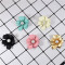 E-5696 Fashion Cute Alloy Flower Pearl Earring for Woman