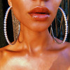 E-5657 Fashion Simple Temperament Big Round Ear Hook for Woman
