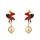 E-5700 Fashion Cute Glazed Bird Animal Earrings