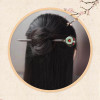 F-0746 Retro hairpin women's national costume costume jewelry hairpin handmade accessories.