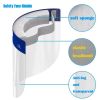 K-0014 Reusable Safety Full Face Shields Plastic Clear Protective Visor Super Light Facial Cover for Women Men Kids