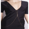 N-6367New fragrance shoulder back dish butterfly pearl tassel water drop gem sexy body chain