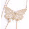 N-6367New fragrance shoulder back dish butterfly pearl tassel water drop gem sexy body chain