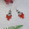 E-5704 Ethnic Style Earrings Long Tassel Beaded Hook Earrings