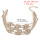 N-7349 Fashion Crystal Rhinestone Dollar Sign Choker Necklaces for Women Lady Statement Jewelry Party Accessories