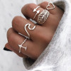 R-1525 3 Style Bohemian Retro Joint Nail Ring Set Finger Ring Punk Ring Gift