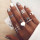 R-1525 3 Style Bohemian Retro Joint Nail Ring Set Finger Ring Punk Ring Gift