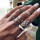 R-1527 2 Styles Bohemian Butterfly Elephant Flower Shape Vintage Silver Midi Finger Rings Set Women Jewelry Gift