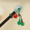 F-0750 Fashion Vintage Long life lock rose flower  Hair Sticks hairpin Jewelry