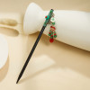 F-0750 Fashion Vintage Long life lock rose flower  Hair Sticks hairpin Jewelry