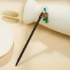 F-0750 Fashion Vintage Long life lock rose flower  Hair Sticks hairpin Jewelry