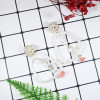 E-5708 Fashion Geometric Diamond Hollow Earrings
