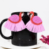 E-5714 2 Styles Fashion Beaded And Diamond Colorful Tassel Earrings