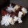 F-0751 Korean handmade silk yarn hair band white hay starry hair hoop headdress bridal dress accessories bridal jewelry