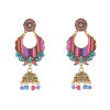 E-5716 Indian Style Bells Drop Dangle Jhumka Earrings Women's Classic Vintage Turkey Gold Tassel Earrings