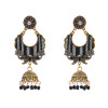 E-5716 Indian Style Bells Drop Dangle Jhumka Earrings Women's Classic Vintage Turkey Gold Tassel Earrings