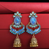 E-5722 Indian Bells Tassel Drop Dangle Earrings