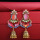 E-5722 Indian Bells Tassel Drop Dangle  Earrings