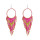 E-5723 Bohemian Long Rice Beads Tassel Earrings for Woman