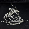 F-0755 Korean handmade shiny crystal tassel hair band headdress bridal dress accessories bridal Jewelry