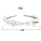 F-0757 New Korean Style White Pearls Hairbands Bride Hair Accessories Headwear Women Wedding Party Jewelry