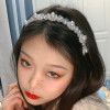 F-0757 New Korean Style White Pearls Hairbands Bride Hair Accessories Headwear Women Wedding Party Jewelry