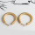 E-5731 3 Style Dumb Gold Spiral Geometry-shaped Hoop Stud Earrings Statement Drop Dangle Earrings for Women