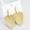 E-5732 Fashion Golden Leaf Flower Earrings For Woman