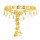 N-7352 Indian Golden Love Tassel Dance Waist Chain for Woman Body Chain