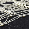 F-0760 2 Style Beaded with Imitation Pearl Tassel Head Cap Hat Headpiece Wedding Hair Jewelry Accessories