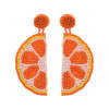 E-5739 Cute Fashion Beaded Fruit Earrings Soft Cloth Earrings