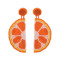 E-5739 Cute Fashion Beaded Fruit Earrings Soft Cloth Earrings