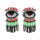 E-5740 2 styles of fashion glazed beaded colorful tassel earrings eyes rice bead earrings