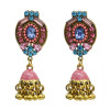 E-5761 Fashion Indian Alloy Rhinestones Bells Tassel Earrings