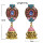 E-5761 Fashion Indian Alloy Rhinestones Bells Tassel Earrings