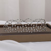 F-0762 European and American simple rhinestone mesh hair band hand-woven hair band hair accessories