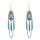 E-5776 Vintage Rhinestone Drop Dangle link Tassel Long Earring for Woman