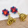 E-5777 Fashion Colorful Beads Bells Tassel Indian Jhumka Earrings For Women