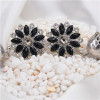 E-5779 Crystal Enamel Beads Bell Tassel Earrings for Women