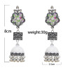 E-5780 Fashion Beads Bell Tassel Drop Dangel Earrings for Women