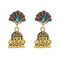 E-5788 Indian Beads Bell Tassel Drop Dangel Earrings for Women