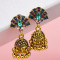 E-5788 Indian Beads Bell Tassel Drop Dangel Earrings for Women