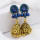 E-5789 Indian Diamond Rhinestone Drop Dangle Earring for Woman Tassel Earring