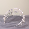F-0764 Fashion silver crystal alloy star Multi-layer hair band hair accessories bridal jewelry