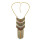 N-7368 Vintage Gold with Colorful Beaded Statement Tassel Necklaces for Women Party Jewelry
