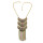 N-7368 Vintage Gold with Colorful Beaded Statement Tassel Necklaces for Women Party Jewelry