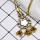 N-7370 Gypsy Antique Gold Metal Crystal Beads Mirror Birdcage Pendant Necklace Women Indian Ethnic Jewelry